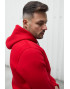 Базове утеплене флісом чоловіче худі 20100 червоного кольору 